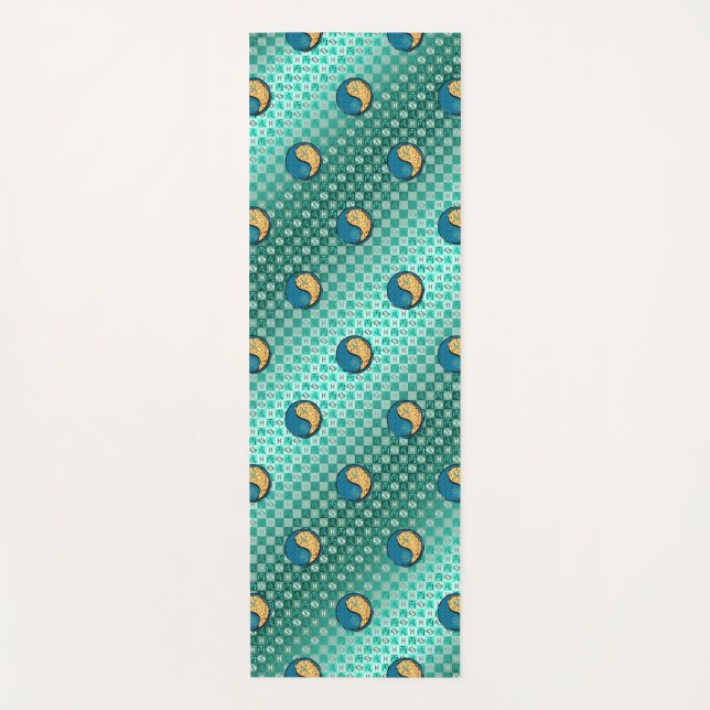 Esterilla De Yoga Piscis y Perro de Fuego (Anverso)