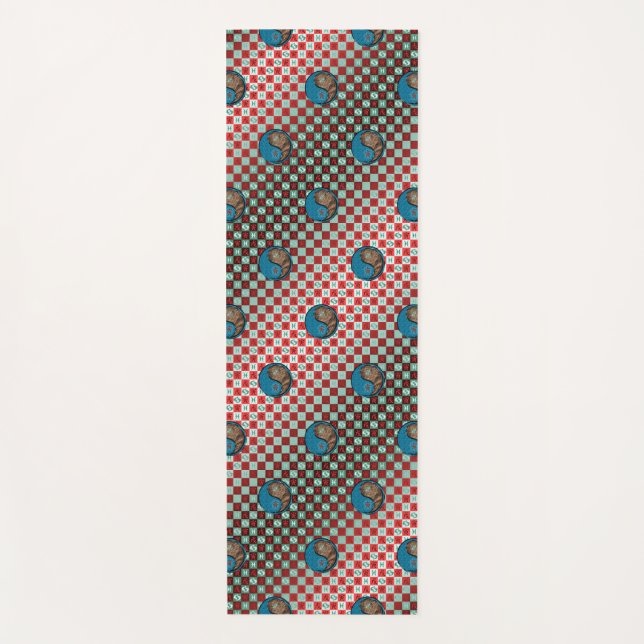 Esterilla De Yoga Piscis y tigre terrestre (Anverso)