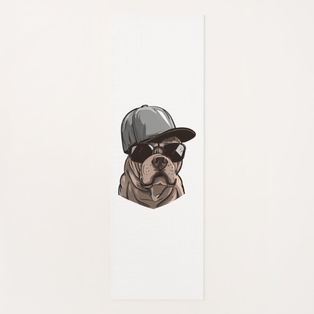 Esterilla De Yoga Pitbull Gangster (Anverso)