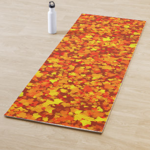 Esterilla De Yoga Placa de hojas de otoño