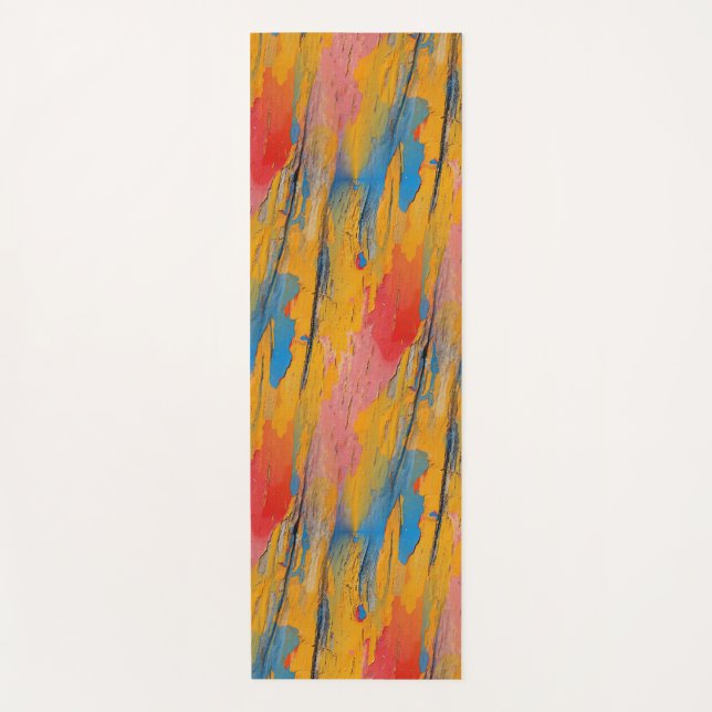 Esterilla De Yoga Placa de pintura colorida (Anverso)