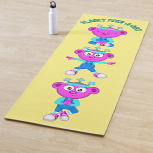 Esterilla De Yoga Planeta PeekABoo Niños conscientes yoga mate