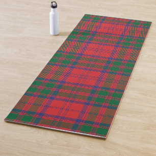 Esterilla De Yoga Plant Clan Grant Red Blue Green Check Tartán