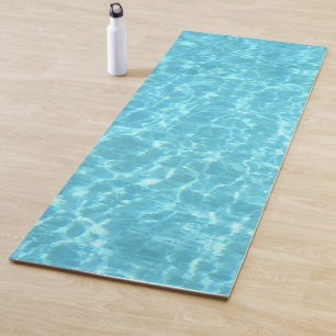 Esterilla De Yoga Planta Acuática Agua Mar Planta Azul Verde