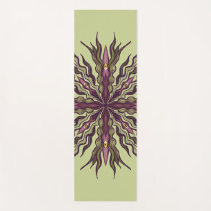 Esterilla De Yoga Planta de Ojo Psicodélico - Mandala Botánico Surre