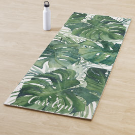 Esterilla De Yoga Plantas de selva de hojas tropicales