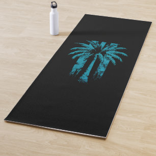 Esterilla De Yoga Playa Hawaiana Verano Vacaciones Tropicales Palma