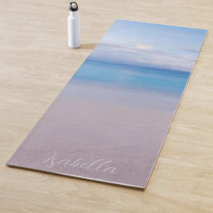 Esterilla De Yoga Playa Hermosa Océano Mar Personalizado