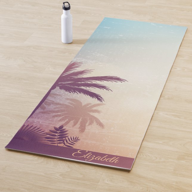Esterilla De Yoga Playa Palmas Tropicales (In situ)