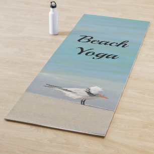 Esterilla De Yoga Playa Yoga Royal Tern Seabird Posing