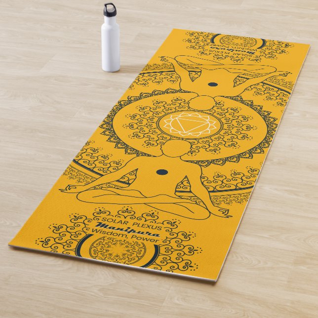 Esterilla De Yoga Plexo solar que adopta el brillo de Manipura (In situ)