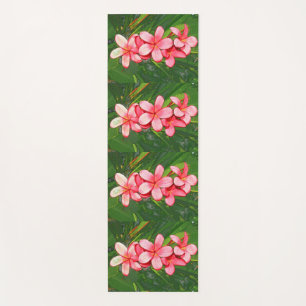 Esterilla De Yoga Plumerias rosadas