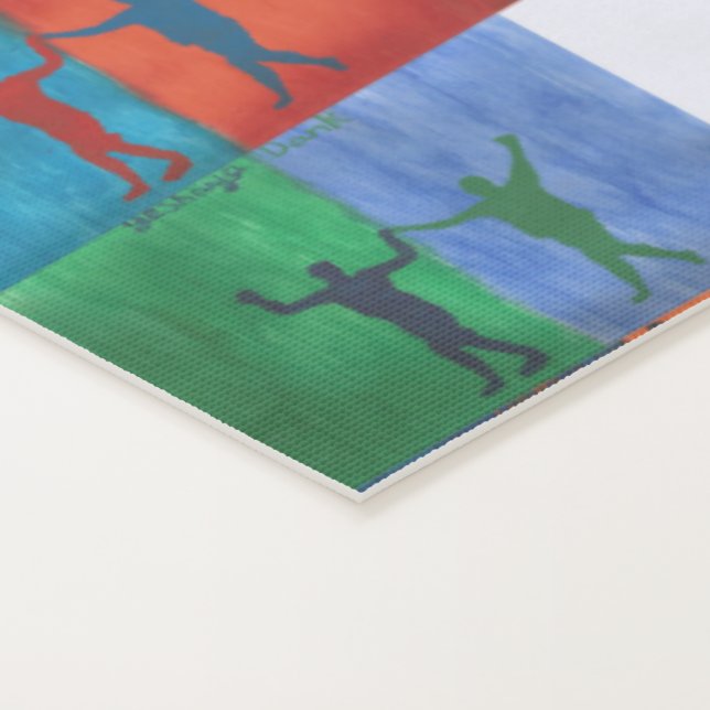 Esterilla De Yoga Pop art no.1 by Yeshaya Dank - unity & harmony (Detalle)