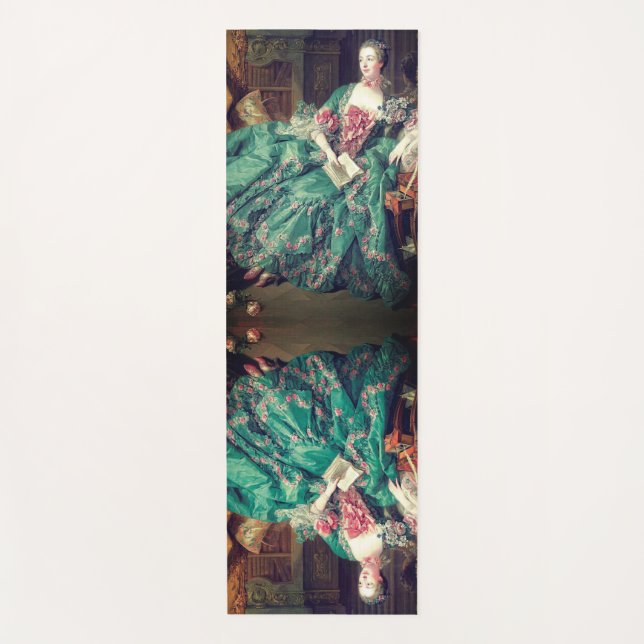 Esterilla De Yoga Portrait of Madame de Pompadour – Francois Boucher (Anverso)