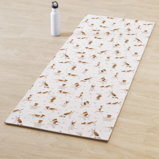 Esterilla De Yoga pose de yoga en Fox terrier en inglés