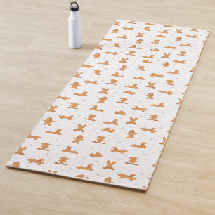 Esterilla De Yoga pose de yoga para perro español Cocker American