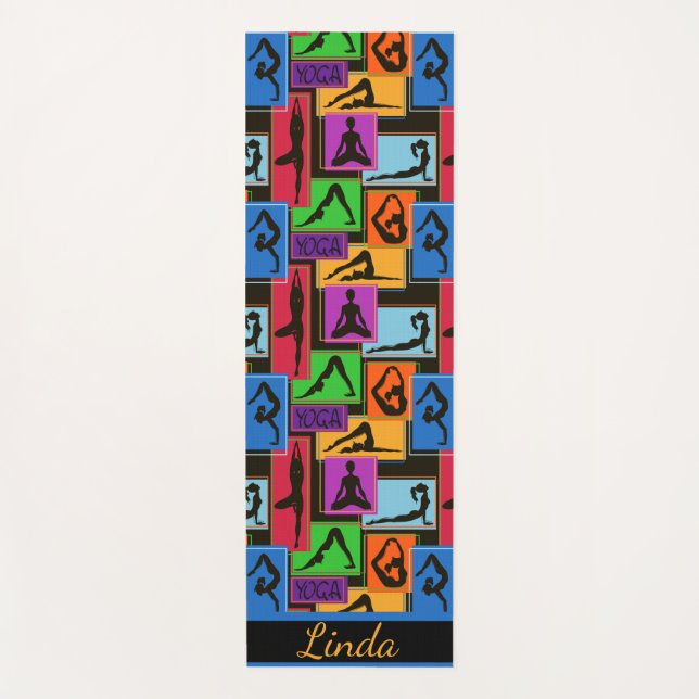 Esterilla De Yoga Poses Personalizadas (Anverso)