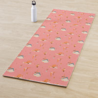 Posturas de Rutina de Yoga Estiramientos Rosa