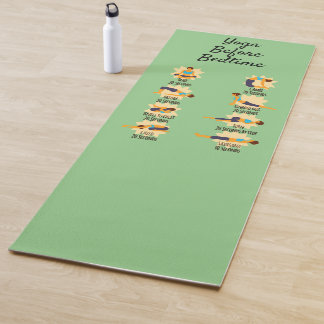 Esterilla De Yoga Posturas de Yoga Antes de Dormir al Despertar 