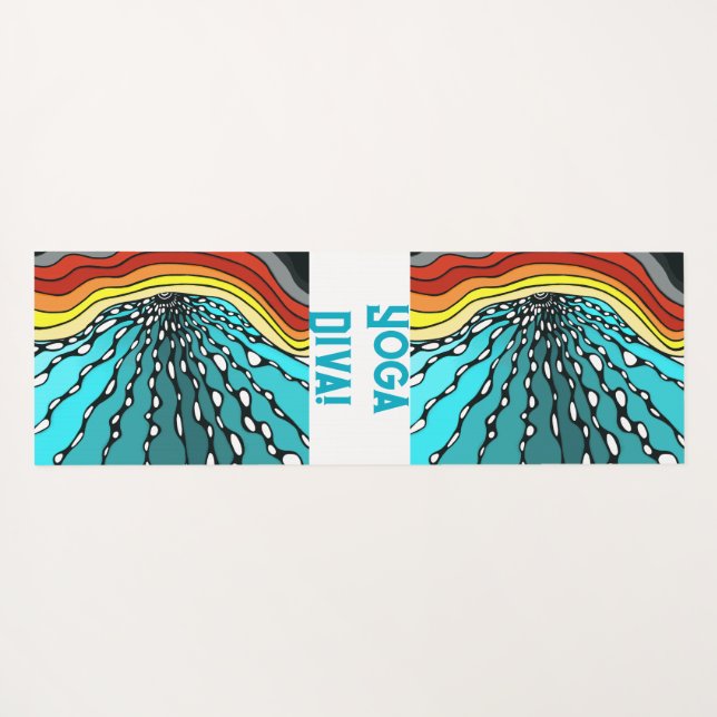 Esterilla De Yoga Práctica espiritual de la almohadilla de meditació (Reverso (horizontal))