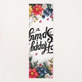 Esterilla De Yoga Primavera feliz