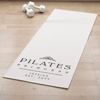Esterilla De Yoga Princesa de Pilates personalizada minimalista en n