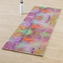 Psicodelia de menta abstracta naranja verde púrpur