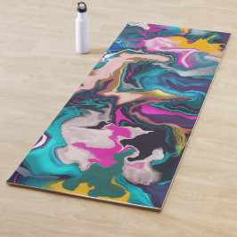 Esterilla De Yoga Psicodélico arco iris