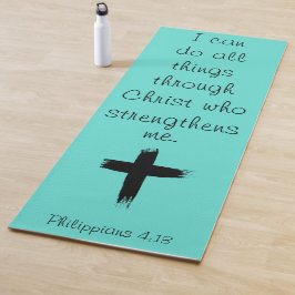 Esterilla De Yoga Puedo Hacer Todas Las Cosas A Través De Cristo