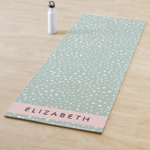 Puntos Dalmacianos Verdes Mint, Puntos, Tu Nombre