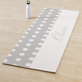 Esterilla De Yoga Purple Poka Dots