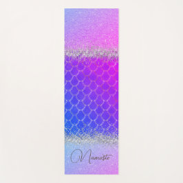 Esterilla De Yoga Púrpura Púrpura Caliente Escales de Sirenita Purpu