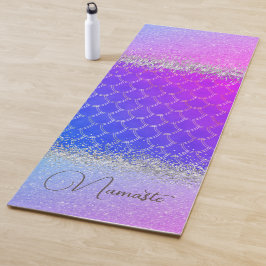 Esterilla De Yoga Púrpura Púrpura Caliente Escales de Sirenita Purpu
