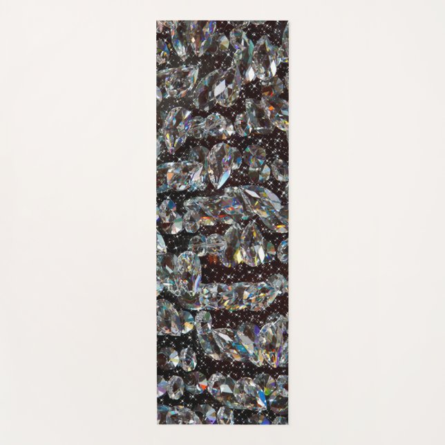 Esterilla De Yoga Purpurina de diamantes Sparkle Elegant (Anverso)