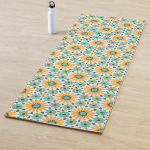 Esterilla De Yoga Radiancia zellige: Geometría andaluza colorida