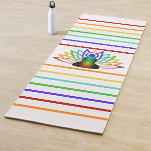 Esterilla De Yoga Rainbow Namaste