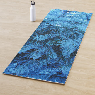 Esterilla De Yoga Ramas Snowy Forest Spruce