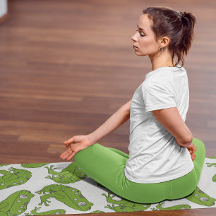 Esterilla De Yoga Rana verde