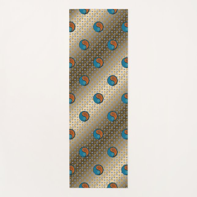 Esterilla De Yoga Rata de Cáncer y Madera (Anverso)