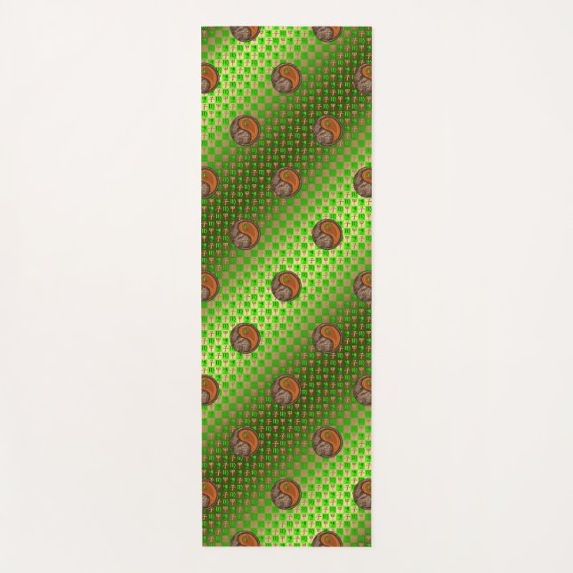 Esterilla De Yoga Rata de Virgo y Madera (Anverso)