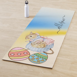 Esterilla De Yoga Rata mágica y huevos y nombre Personalizado 