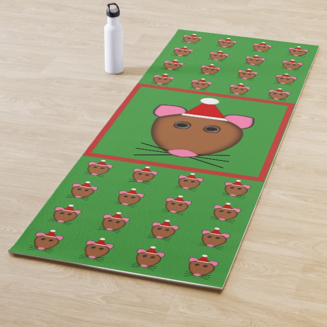 Esterilla De Yoga Ratón navideño (In situ)