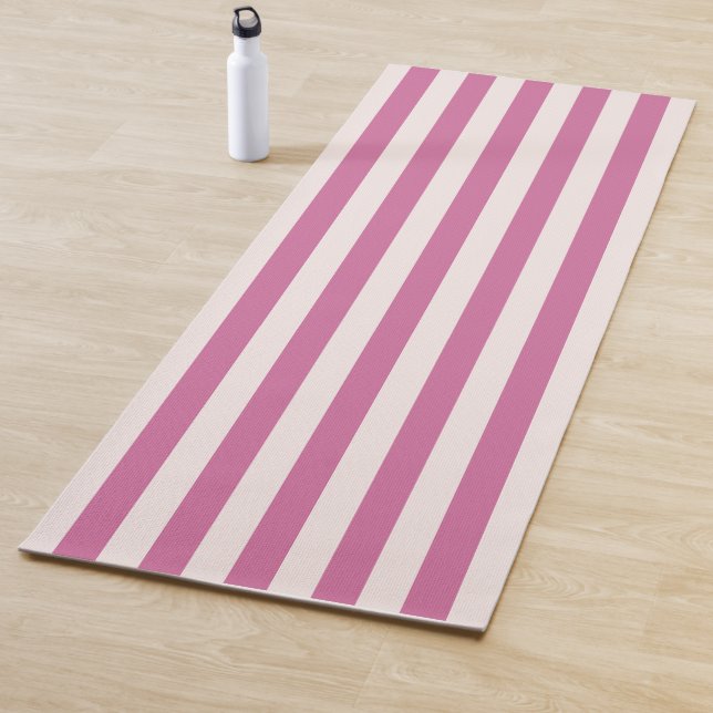Esterilla De Yoga raya rosa muñeca | rayas rosas (In situ)