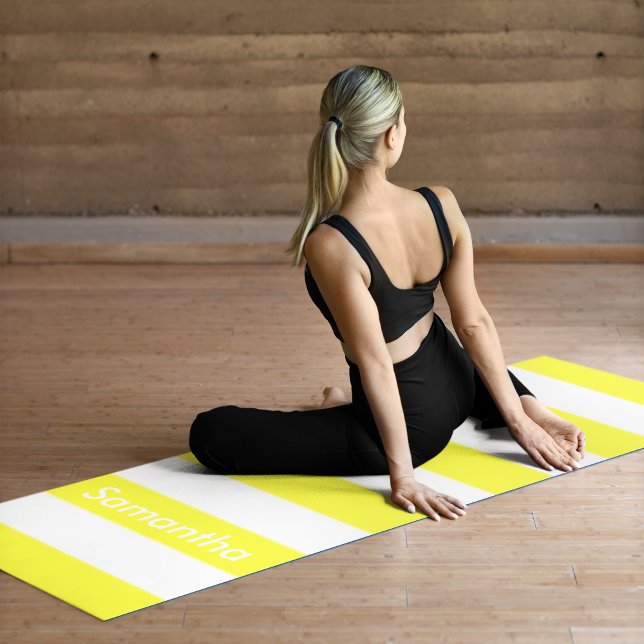 Esterilla De Yoga Rayas amarillas (Subido por el creador)