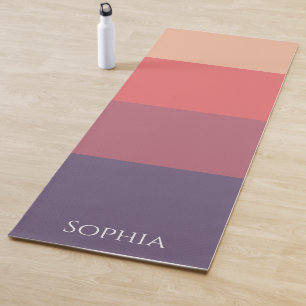 Esterilla De Yoga Rayas de color ocaso-