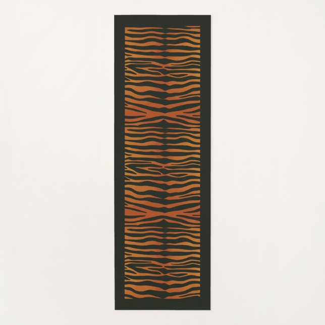 Esterilla De Yoga Rayas de tigre (Anverso)