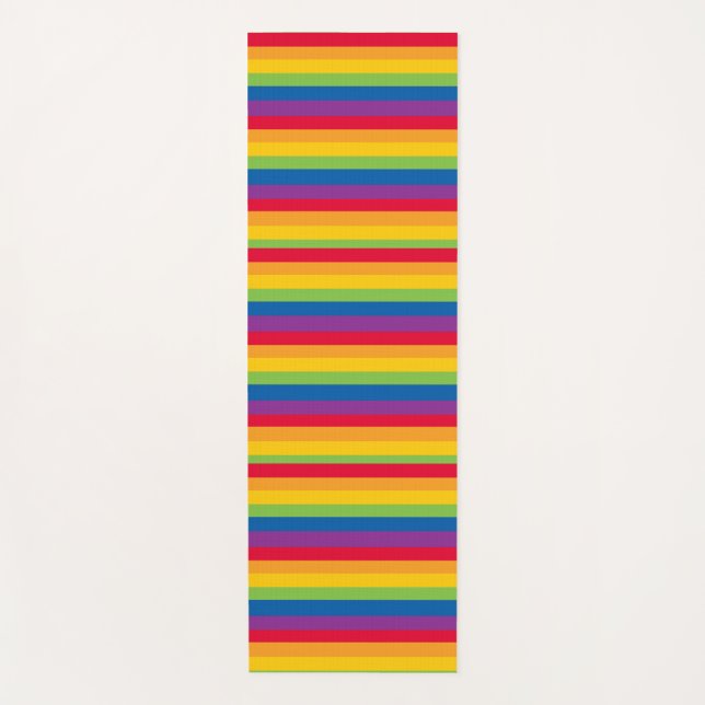 Esterilla De Yoga Rayas gay (Anverso)