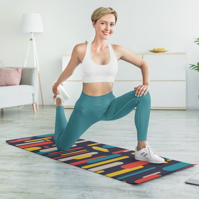 Esterilla De Yoga rectángulo colorido redondeado (Subido por el creador)