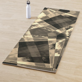 Esterilla De Yoga Rectángulos inclinados en tonos madera o beige?