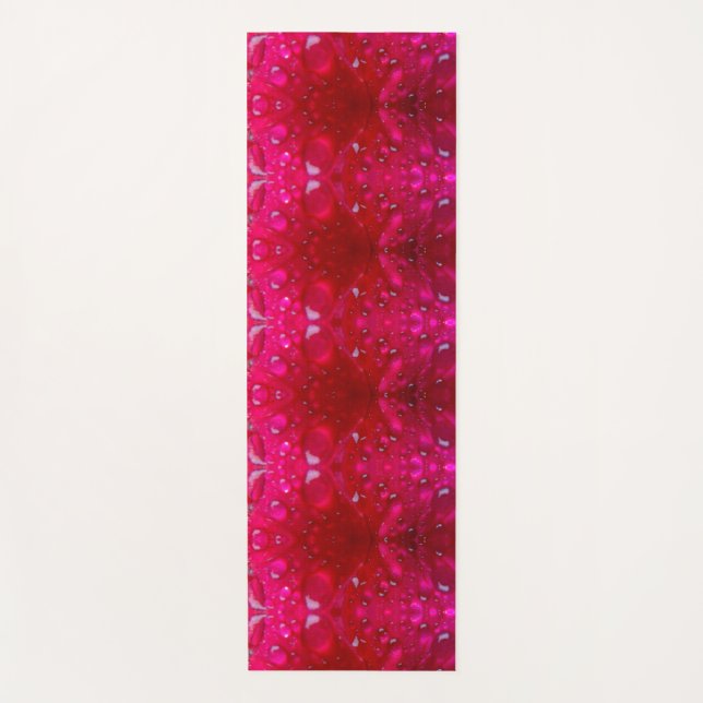 Esterilla De Yoga Red Dianthus Ikat (Anverso)